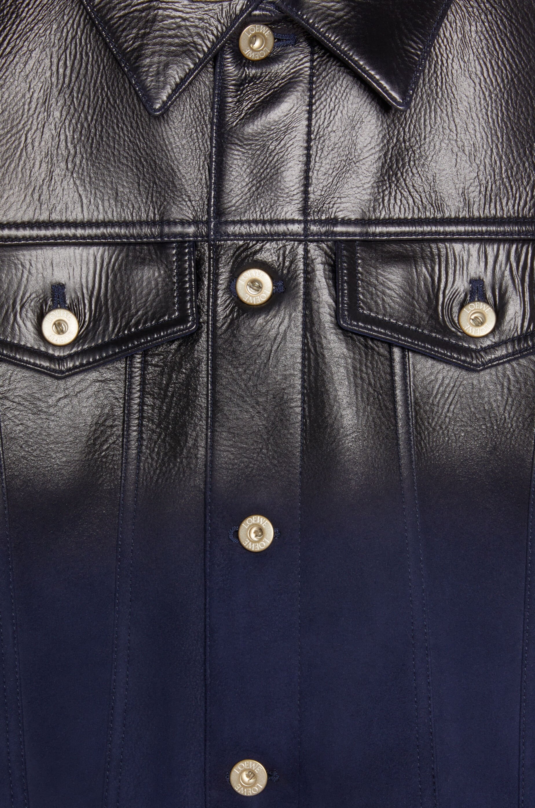 Trucker jacket in nappa lambskin - 3