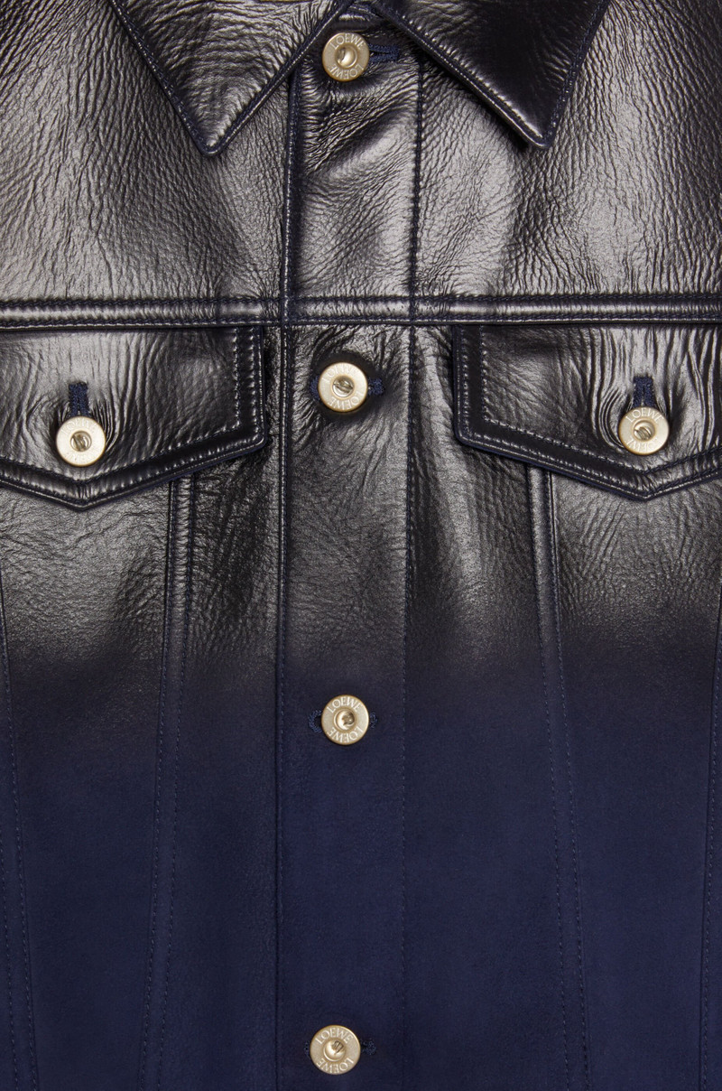 Trucker jacket in nappa lambskin 3