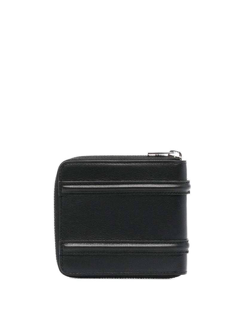 Alexander McQueen engraved-logo bi-fold wallet outlook