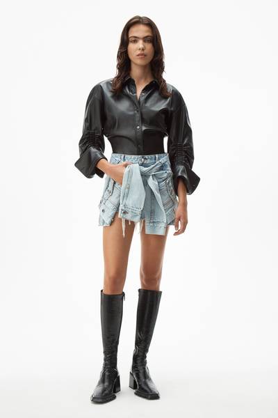 Alexander Wang TIE FRONT SKORT outlook