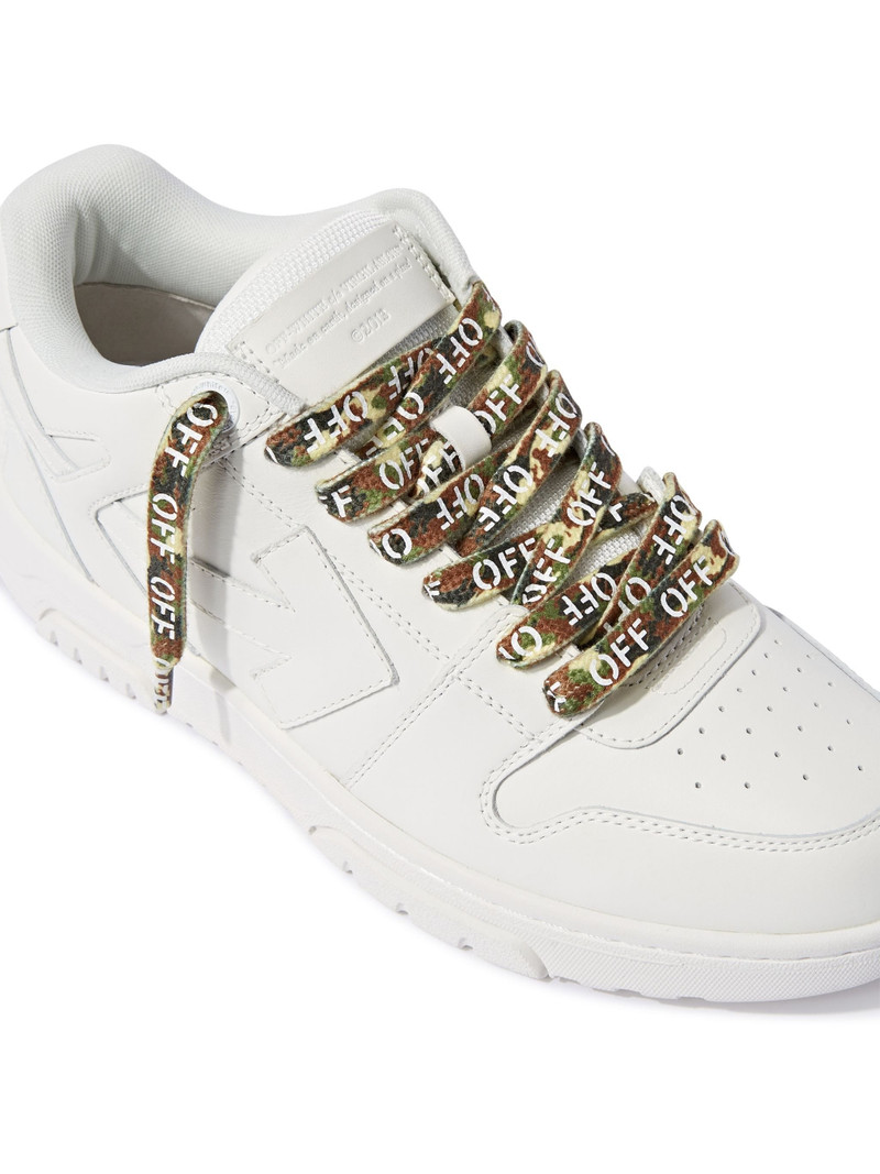 Green/White Camo Laces 4