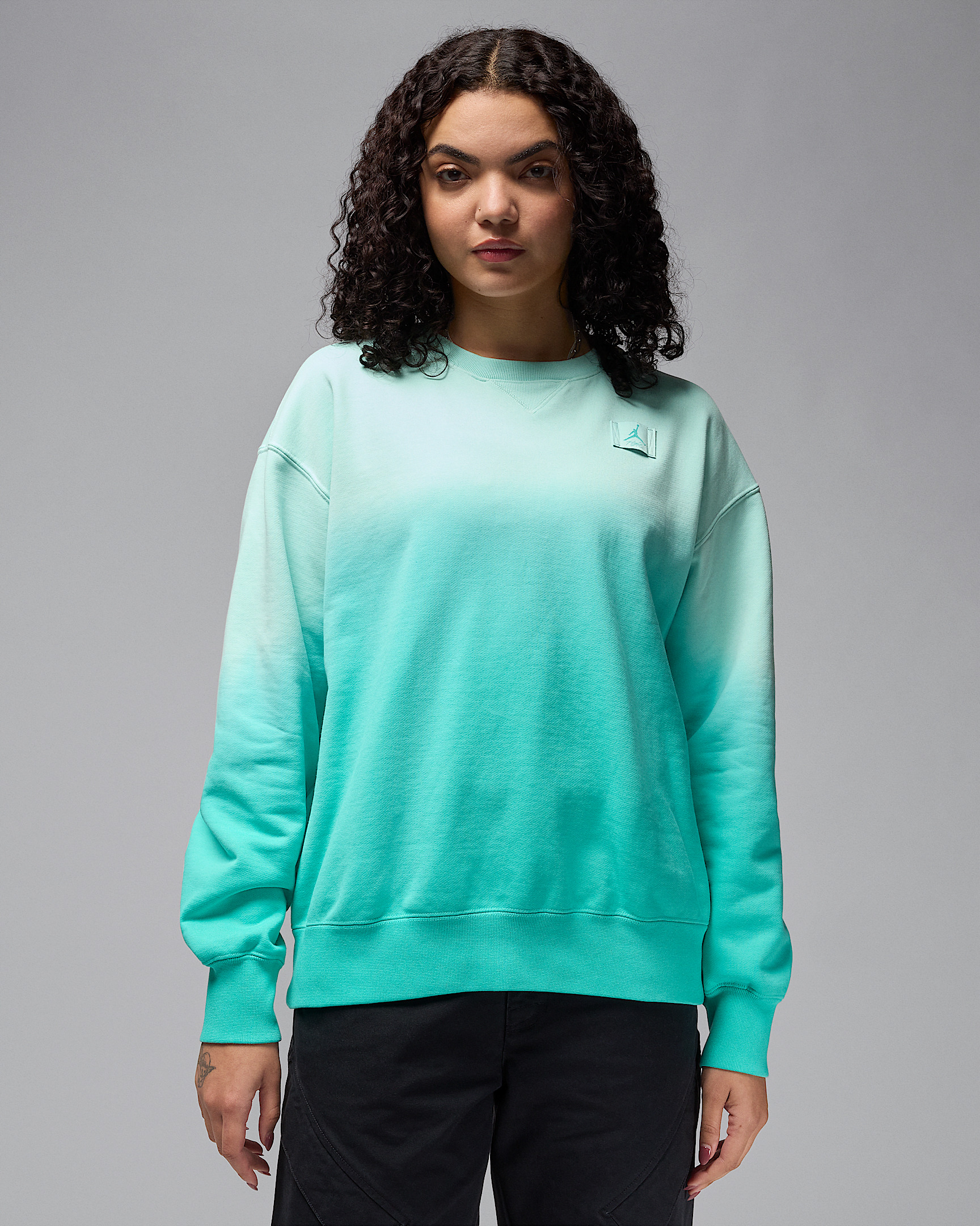 Jordan Flight Fleece Women's French Terry Crew-Neck Sweatshirt - 1