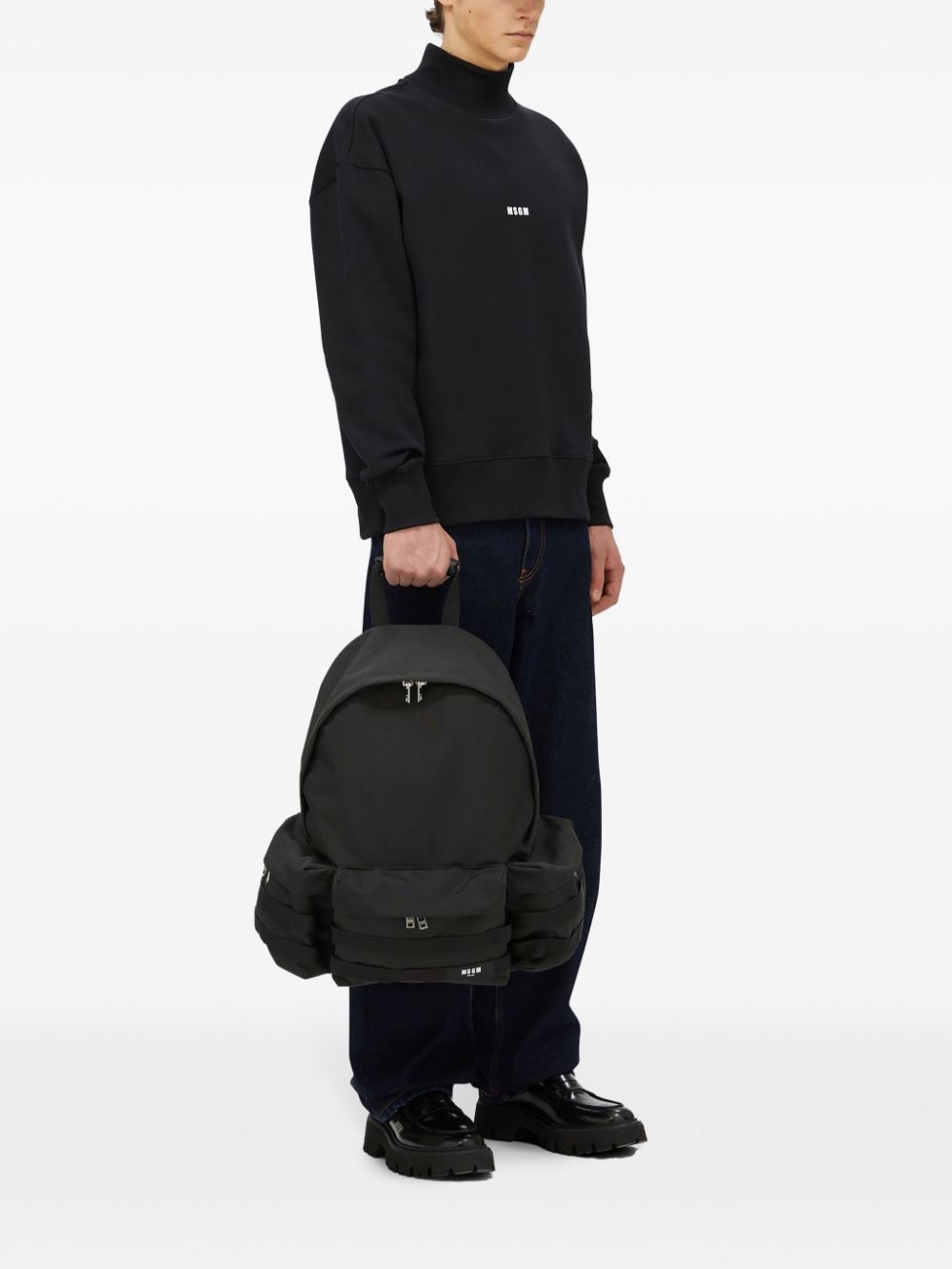 logo-tag backpack - 2