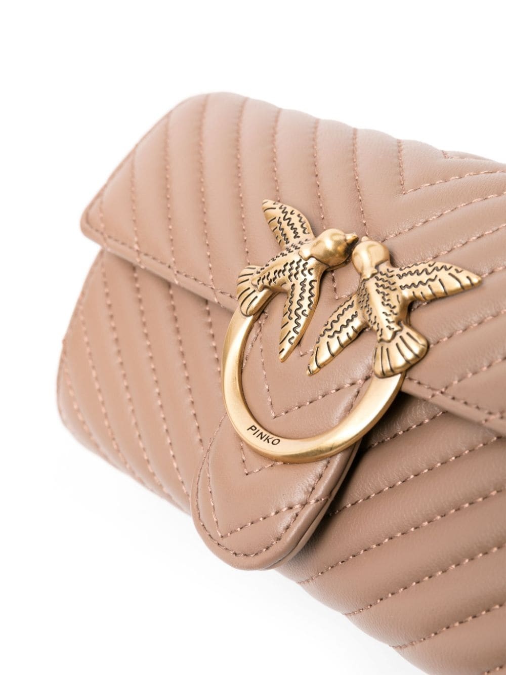 Love One quilted crossbody bag - 4