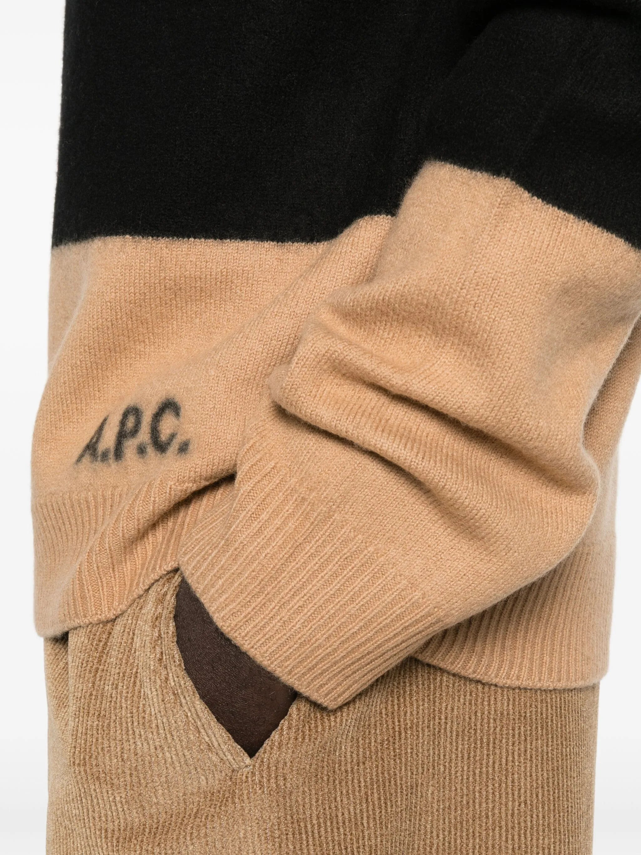 A.p.c. Striped Cashmere Sweater - 5