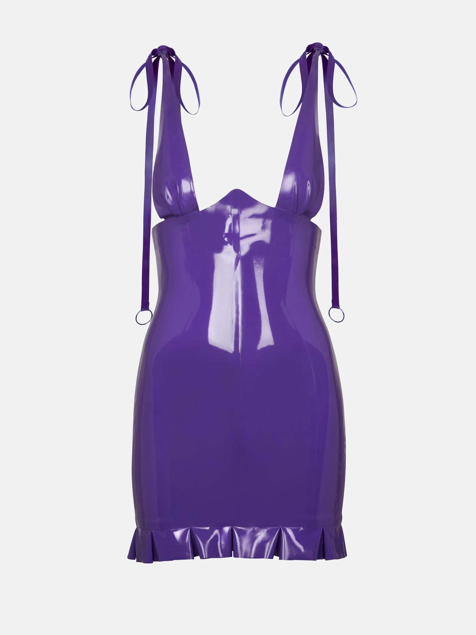 FLORENCE LATEX DRESS GRAPE PUNCH - 1