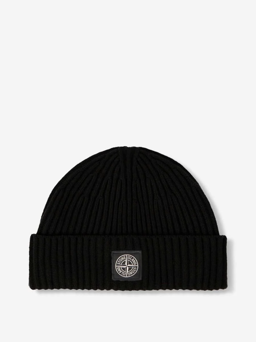 Stone Island Wool Knit Beanie - 1