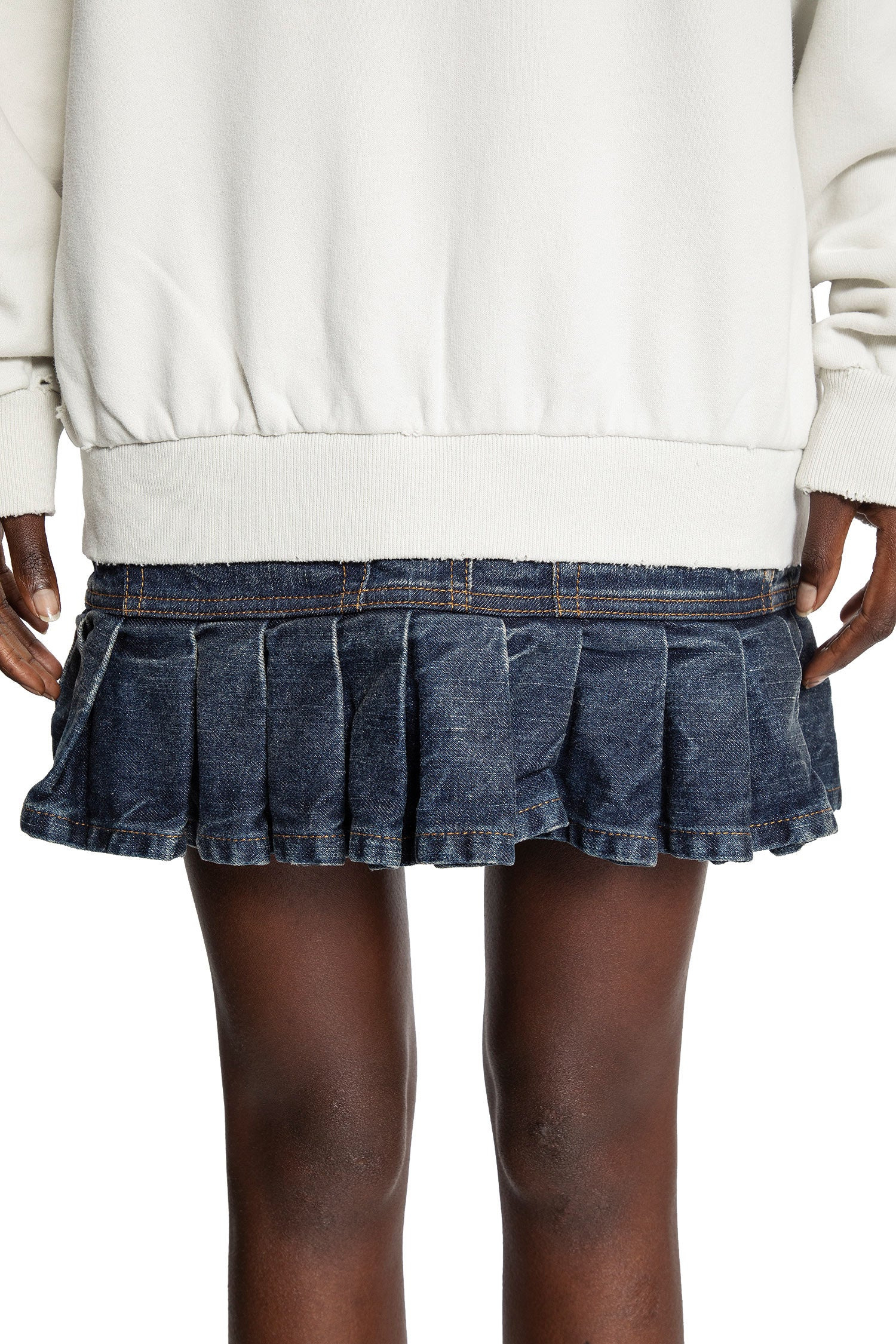 Hybrid-Dress-In-Cotton-Jersey-And-Denim - 5