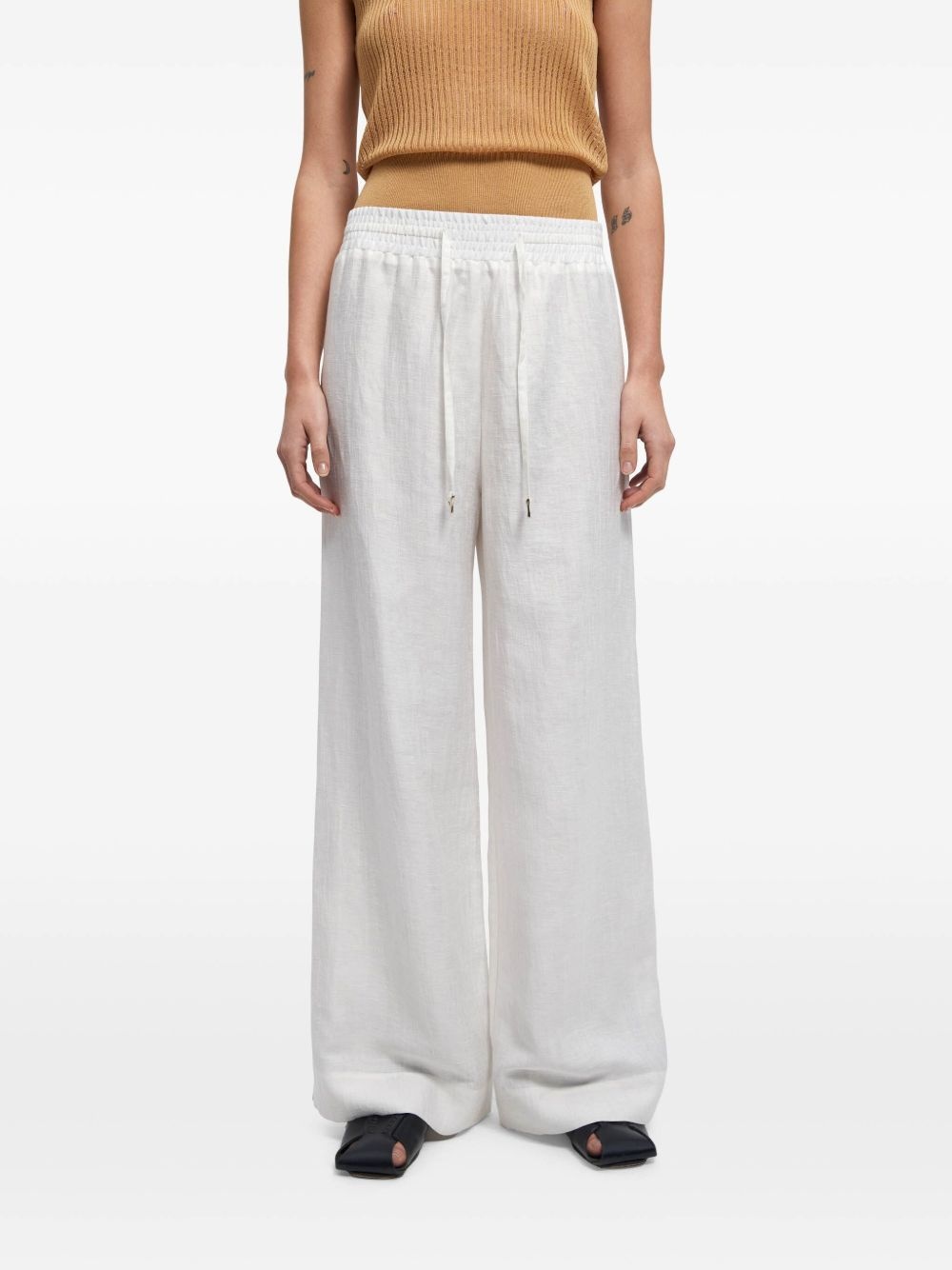 straight-leg trousers - 4
