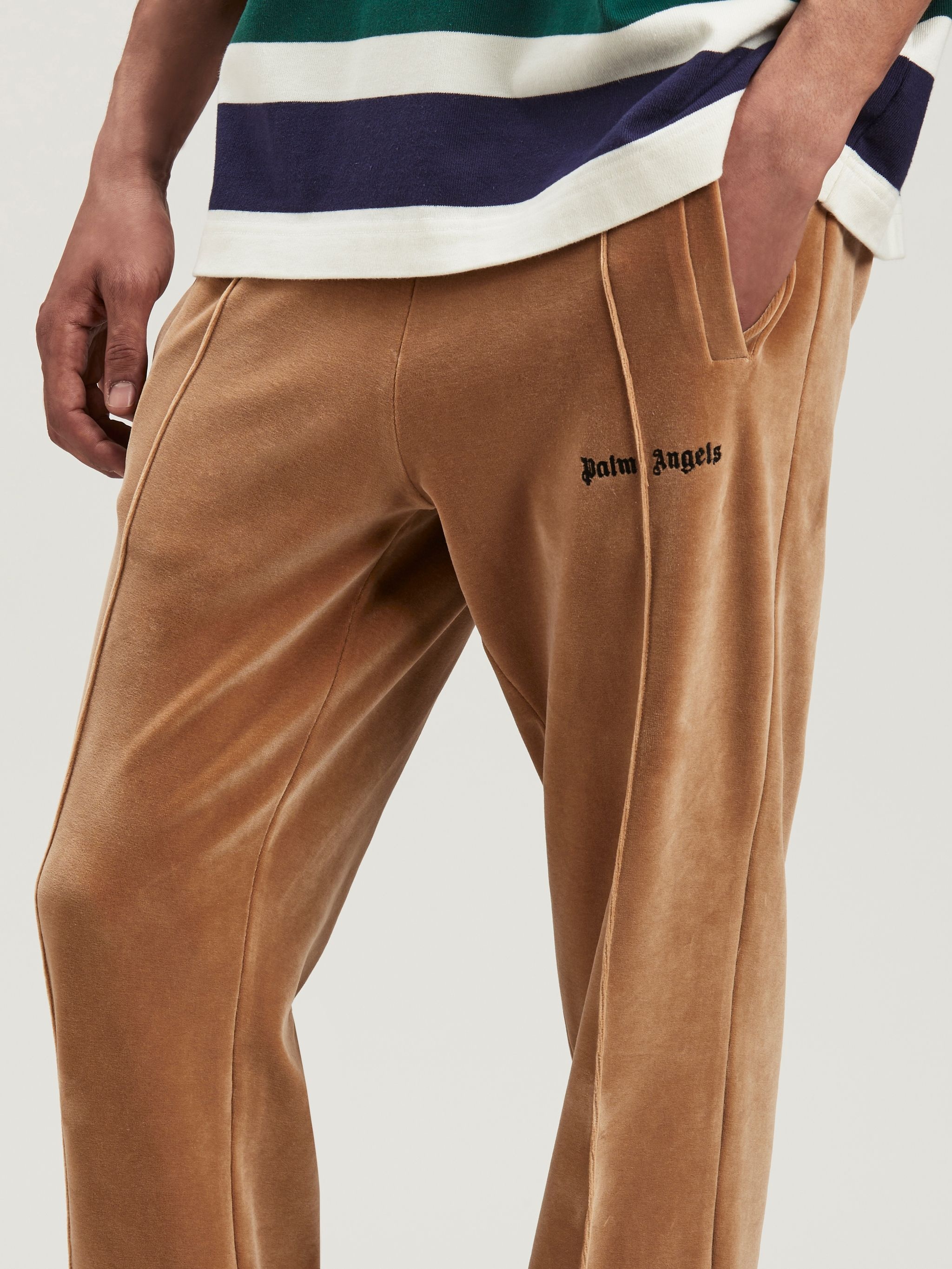 Velvet Track Pants - 6