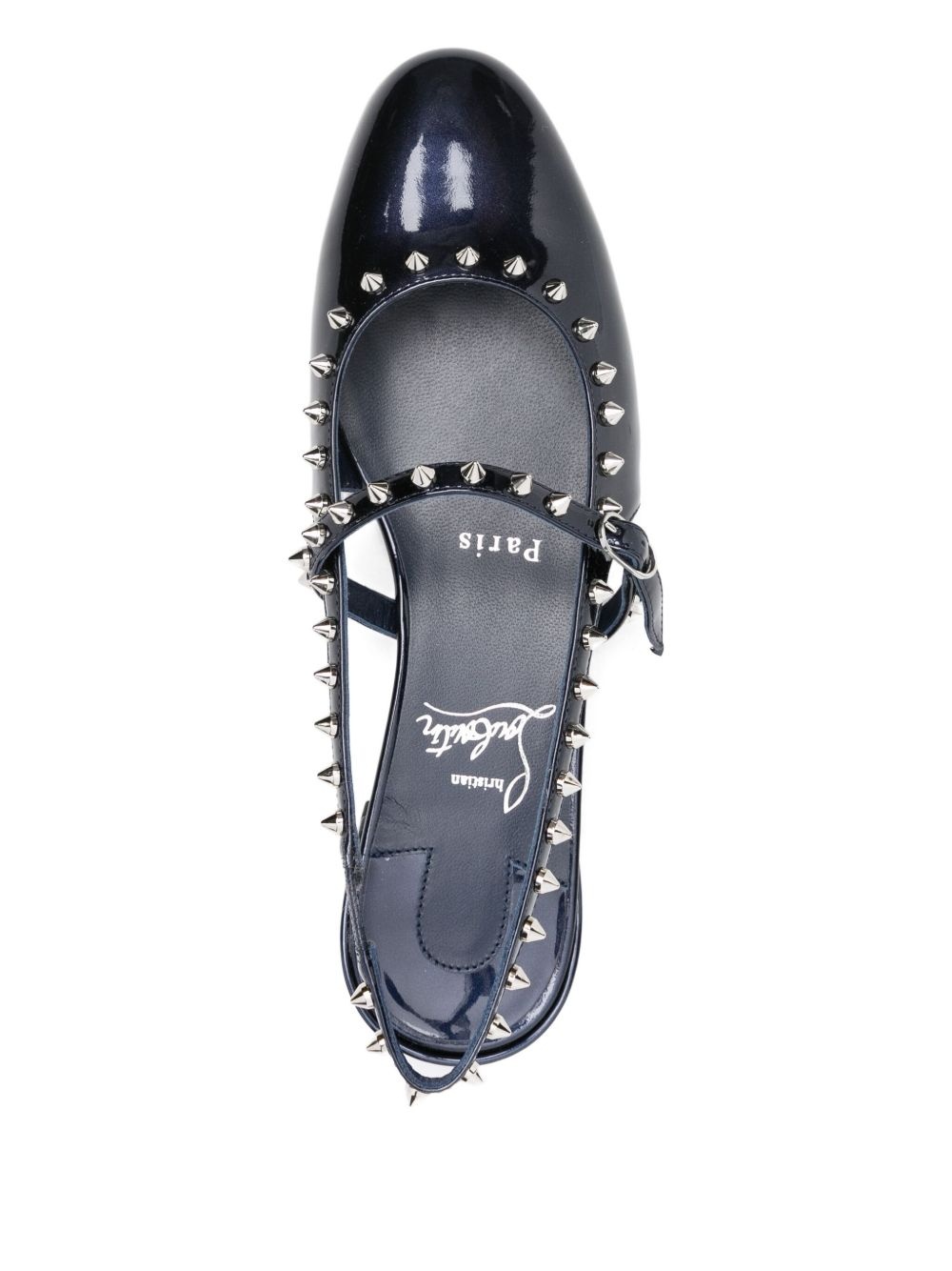 Sweet Janispikes studded slingback flats - 4
