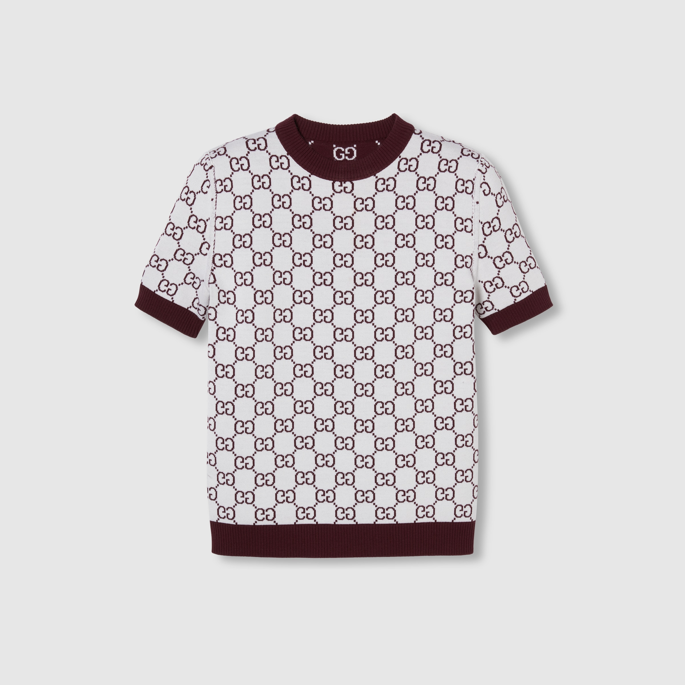 Reversible GG wool jacquard top - 9