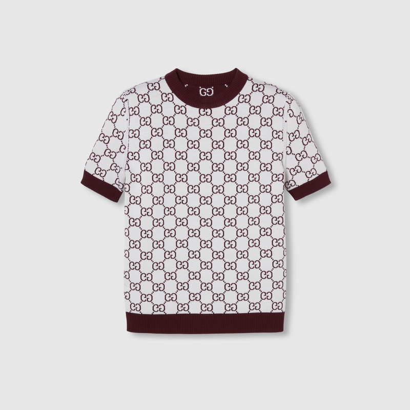 Reversible GG wool jacquard top 9