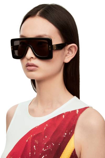 Loewe Anagram mask sunglasses in acetate outlook