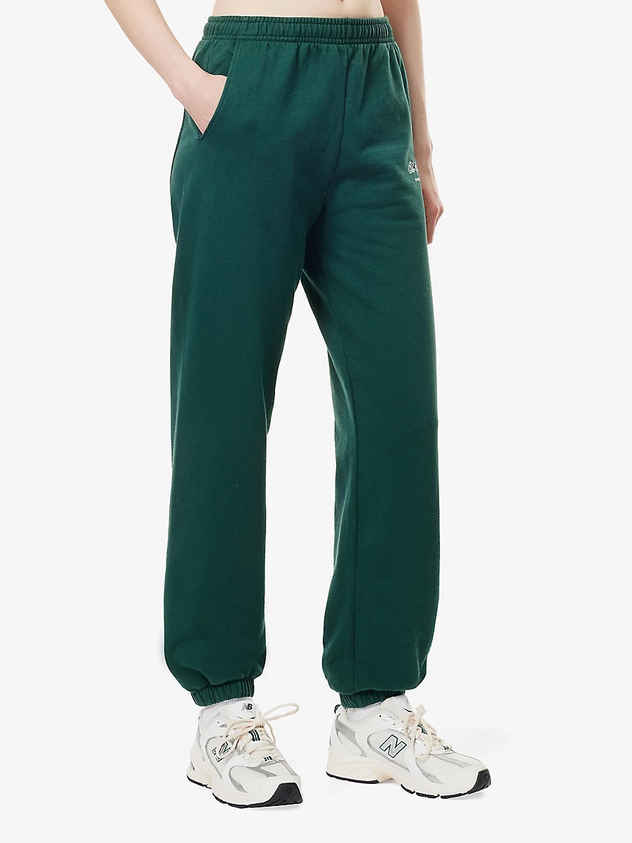 The Carlyle Script Relaxed Cotton-Jersey Jogging Bottoms - 3