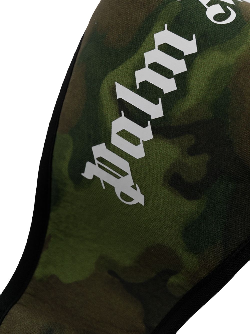 camouflage logo-print face mask - 3