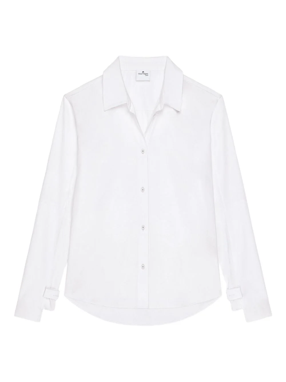 cuff-detail shirt - 1