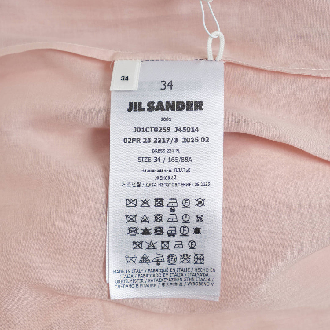 Cotton Organdy Sleeveless Dress - 3