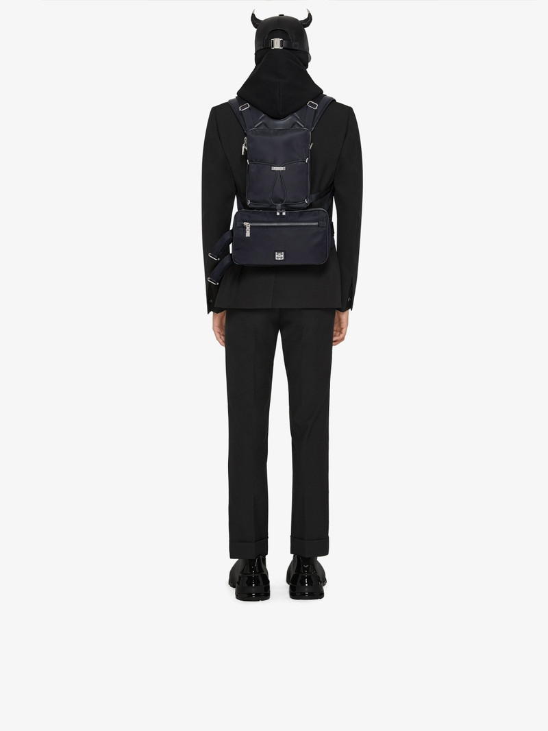 Givenchy VENTURE MODULAR BACKPACK IN NYLON AND LEATHER outlook
