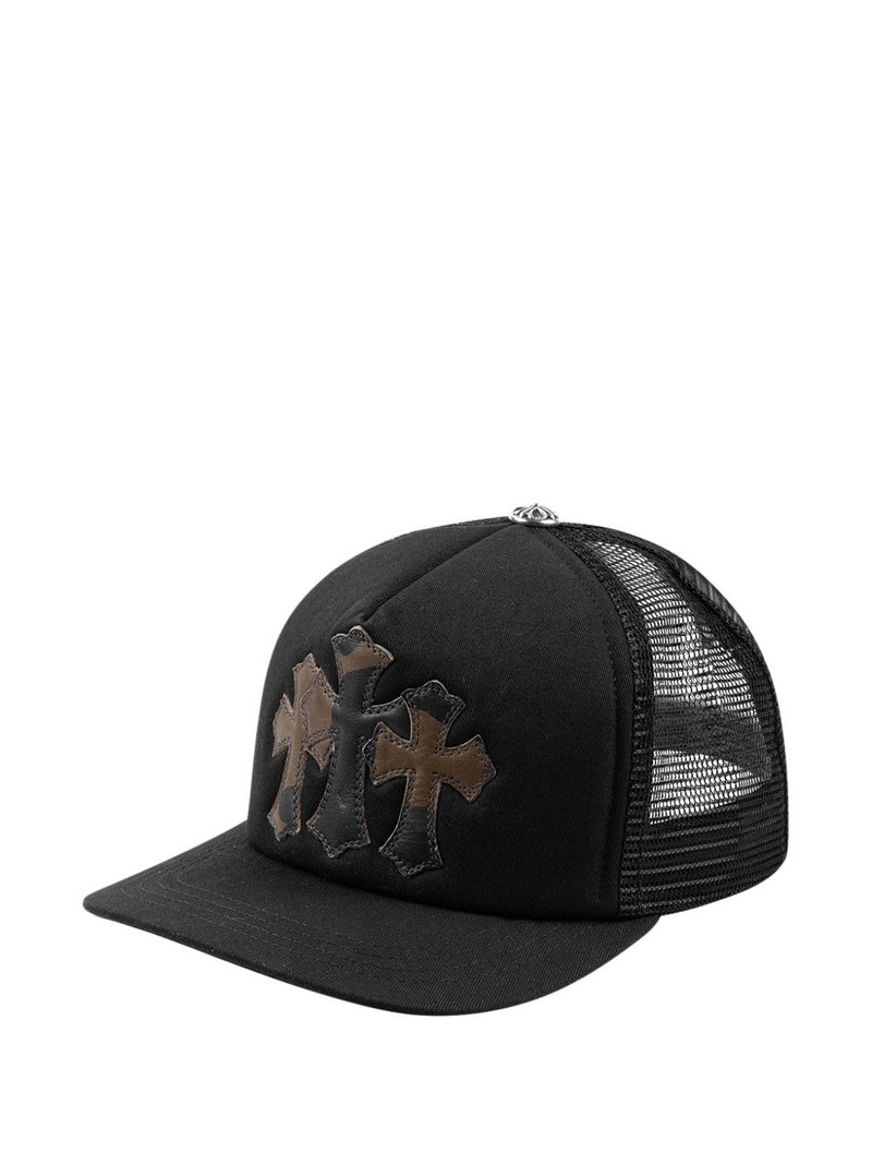 Chrome Hearts cross appliqué Cemetery Trucker hat outlook