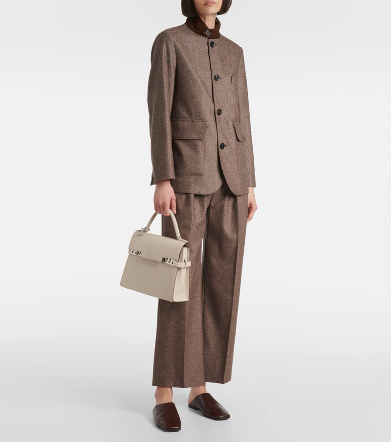 DELVAUX Tempête MM leather tote bag outlook