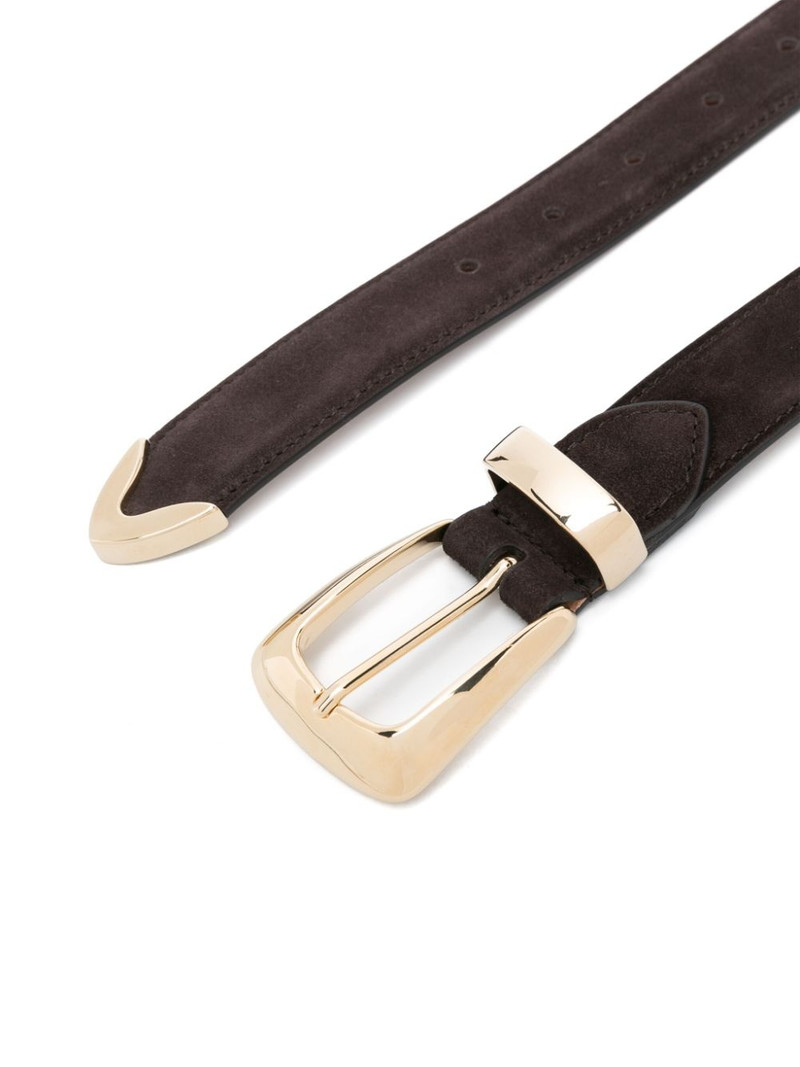 KHAITE suede belt outlook
