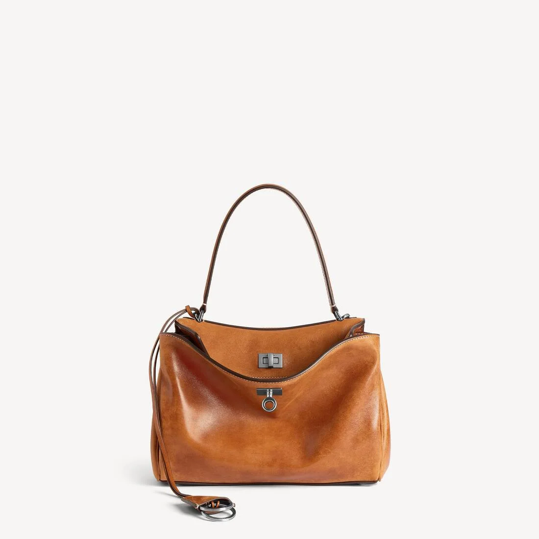 Women's Rodeo Handbag Small in Tan Cowboy - 1
