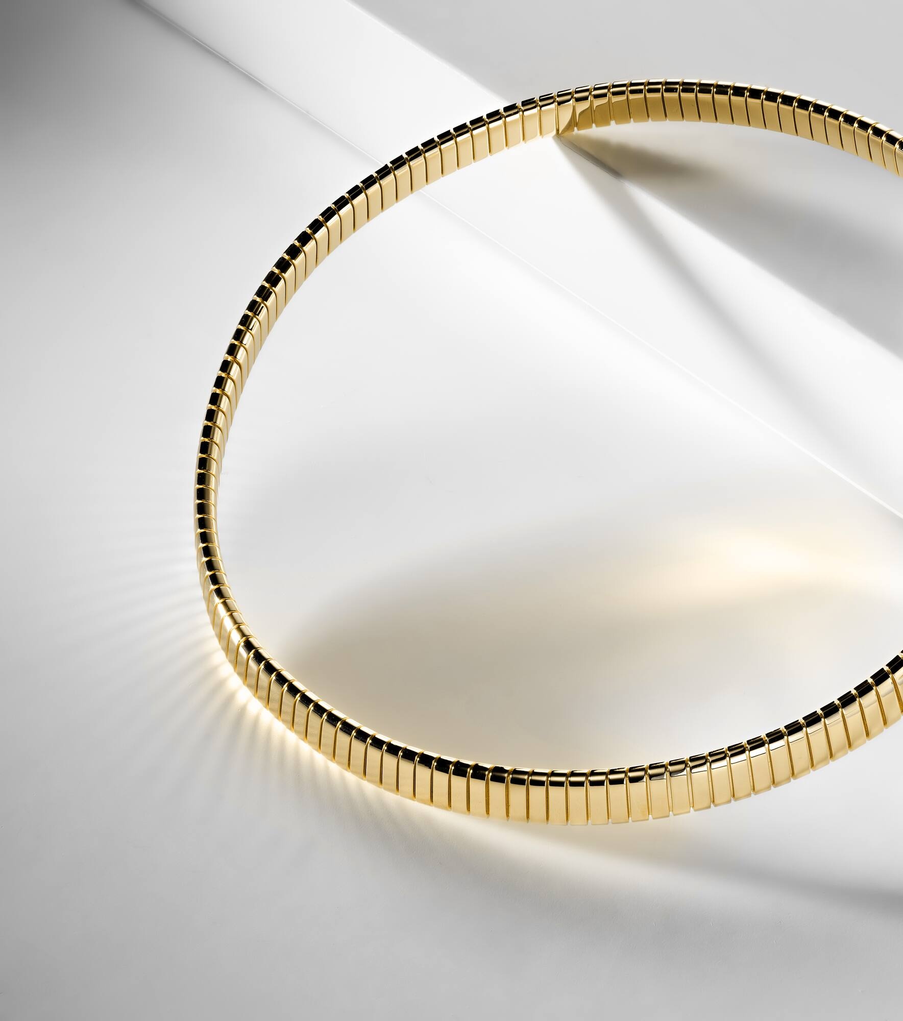 Bvlgari Tubogas 18kt gold choker - 3