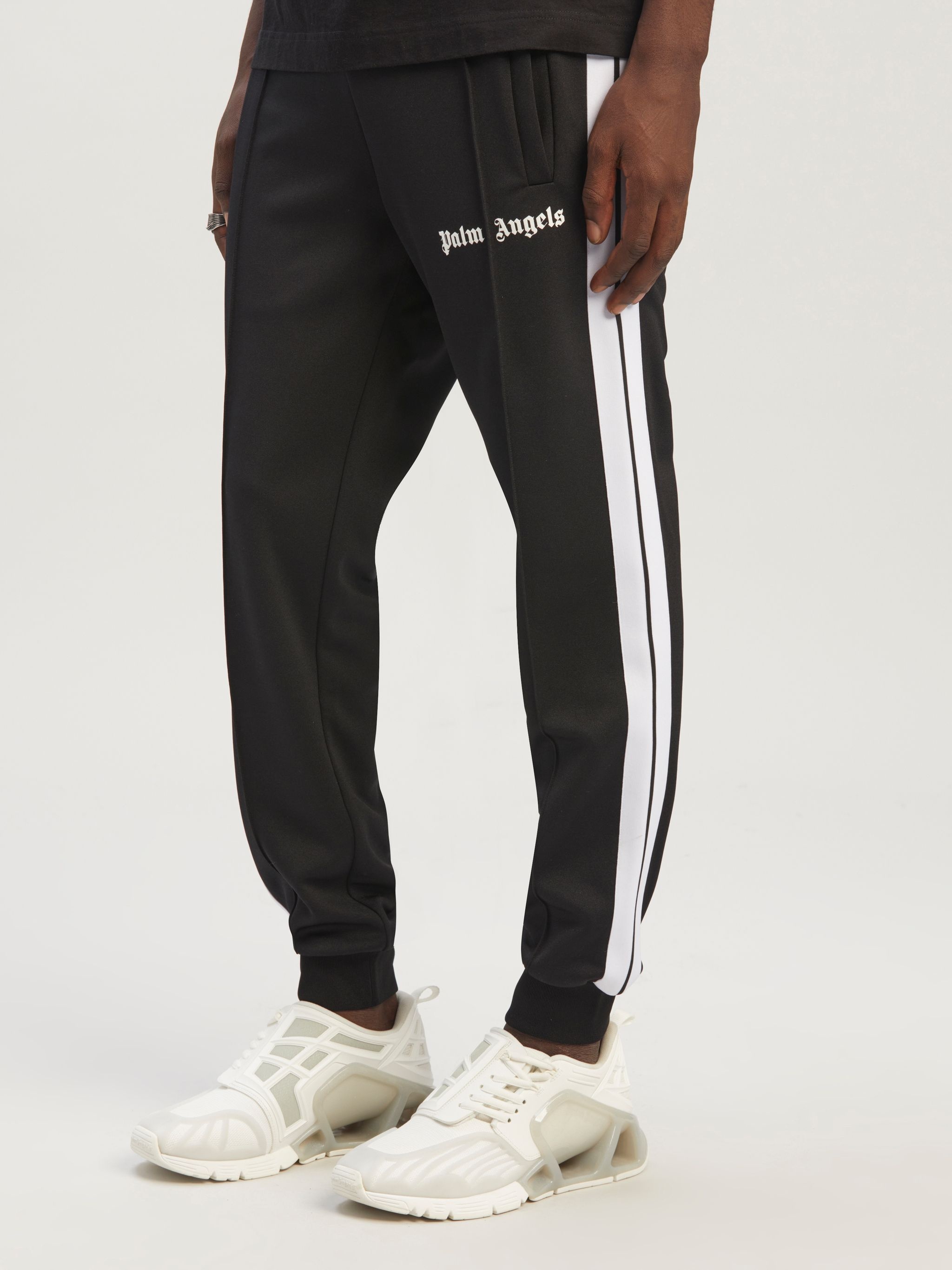 slim-fit stripe track pants - 6