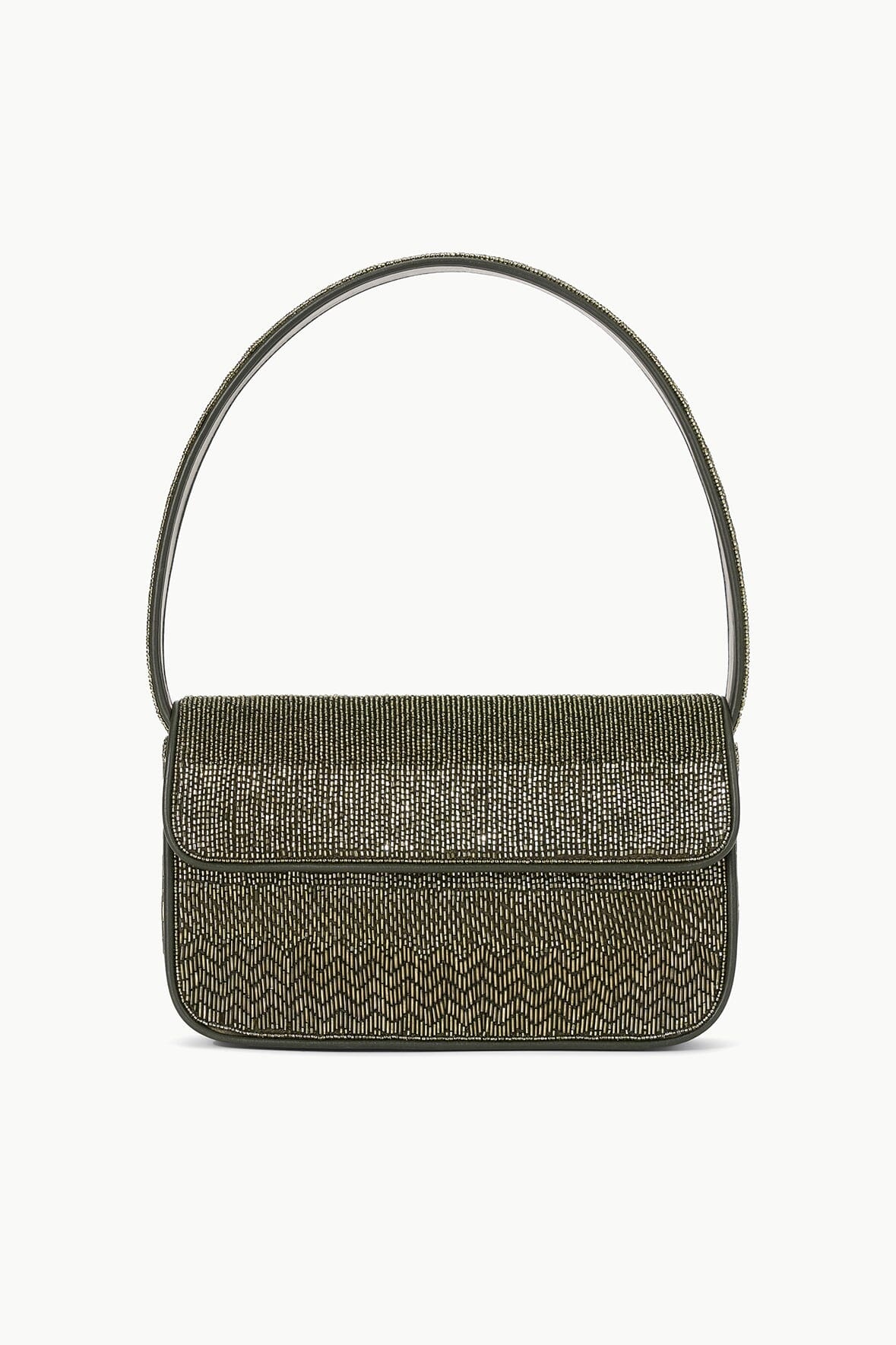 STAUD TOMMY BEADED BAG AVOCADO - 1