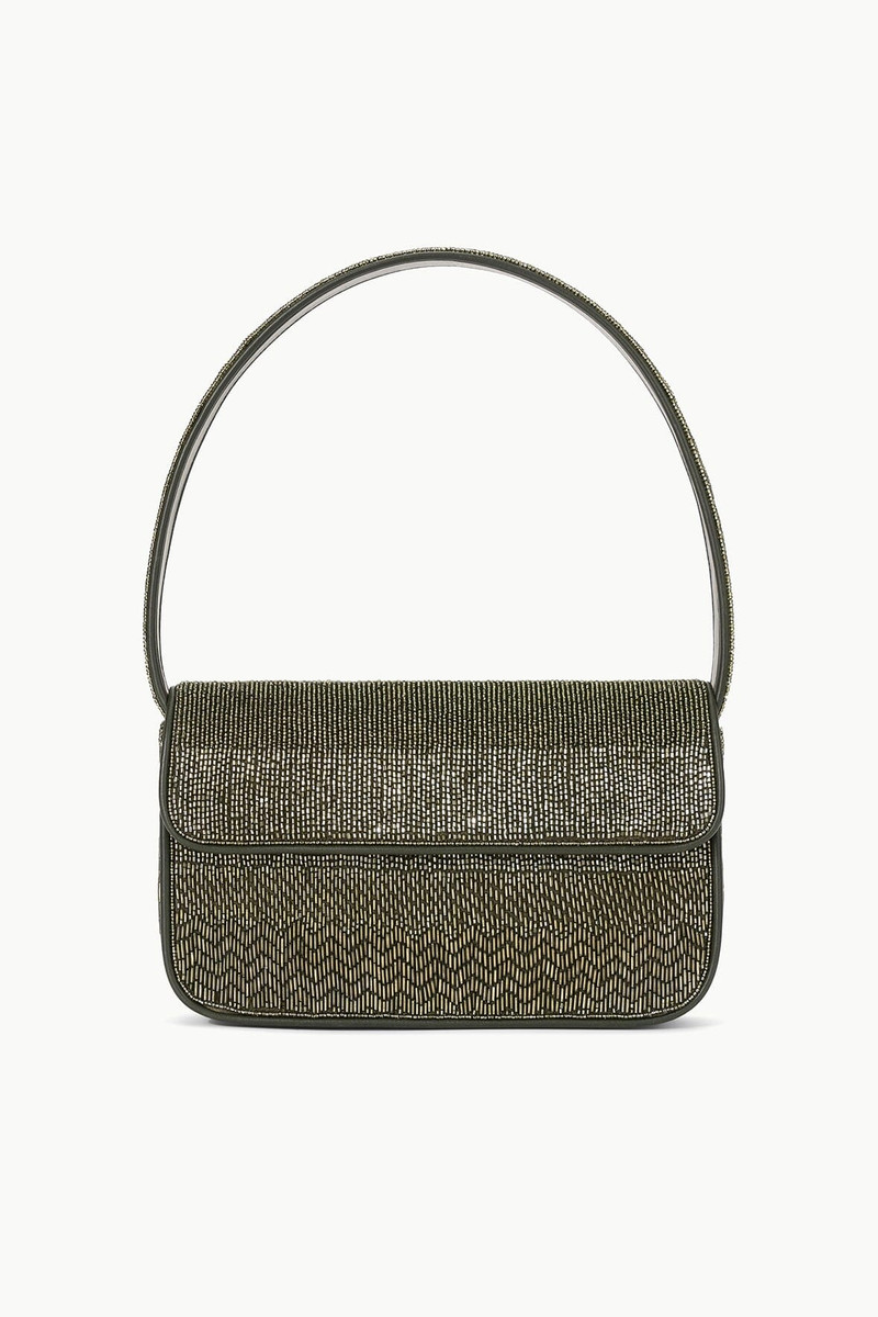 STAUD TOMMY BEADED BAG AVOCADO 1