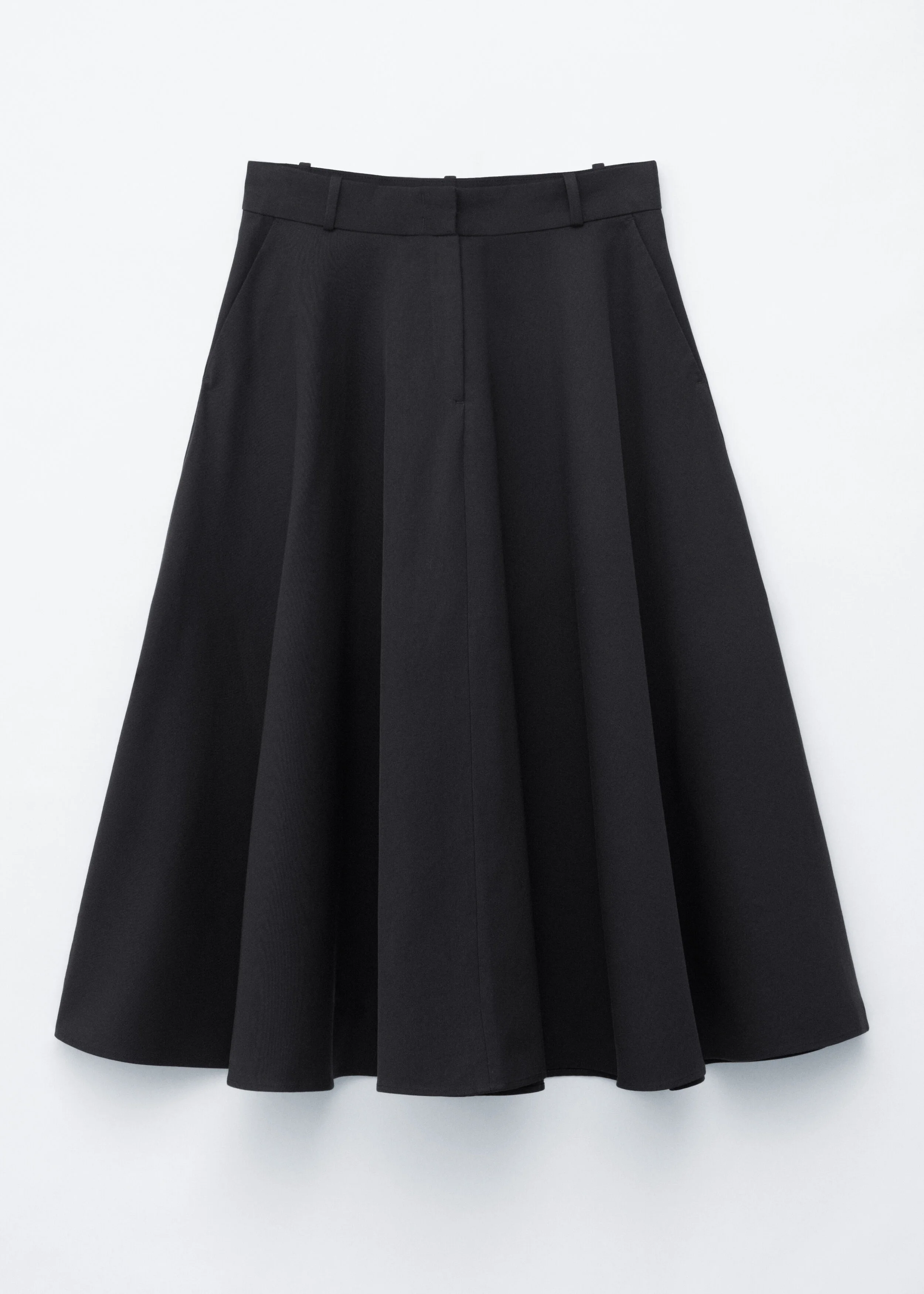 Tailored Circle Cut Skirt - 1