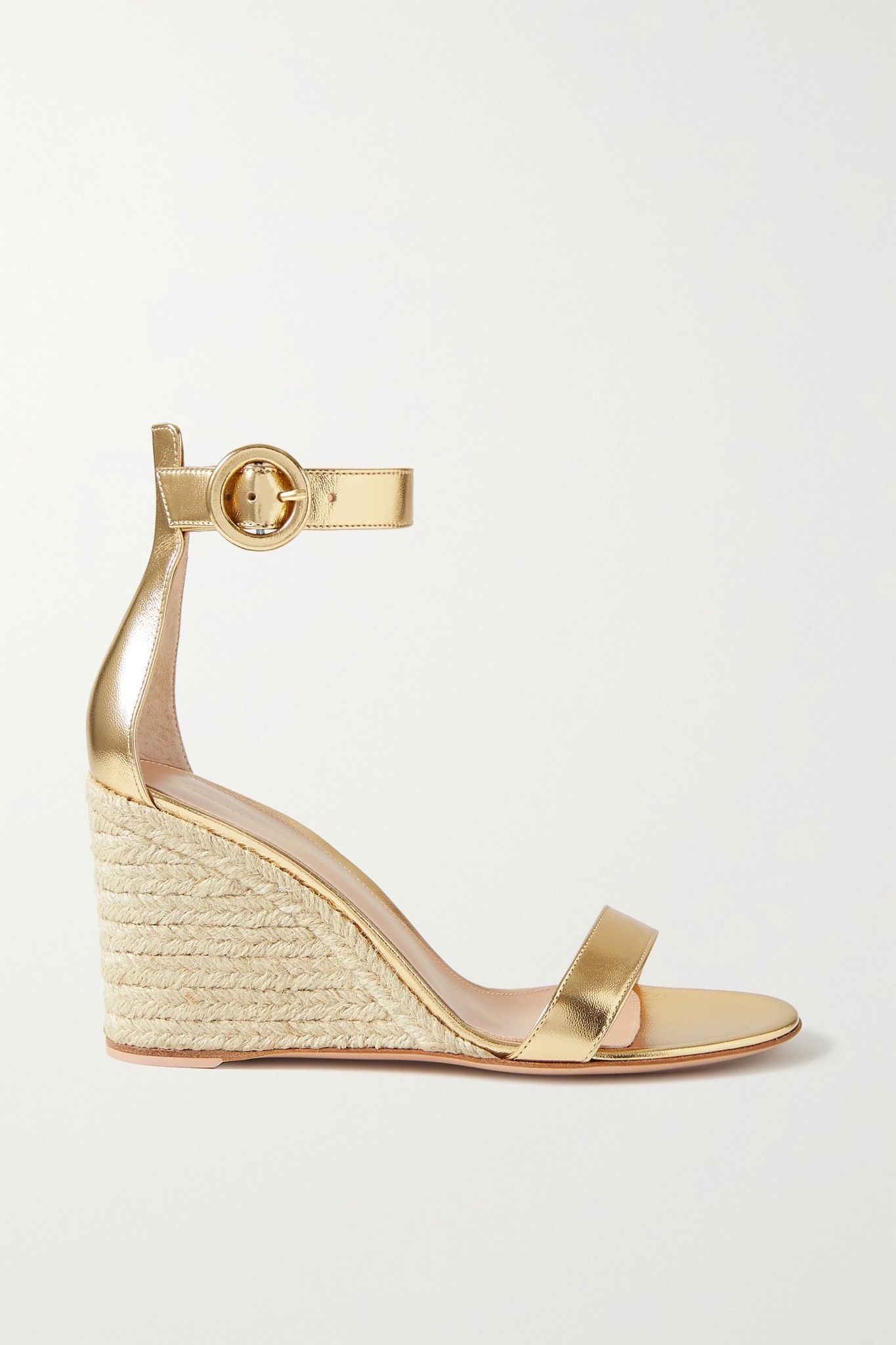 Portofino 85 suede espadrille wedge sandals - 1