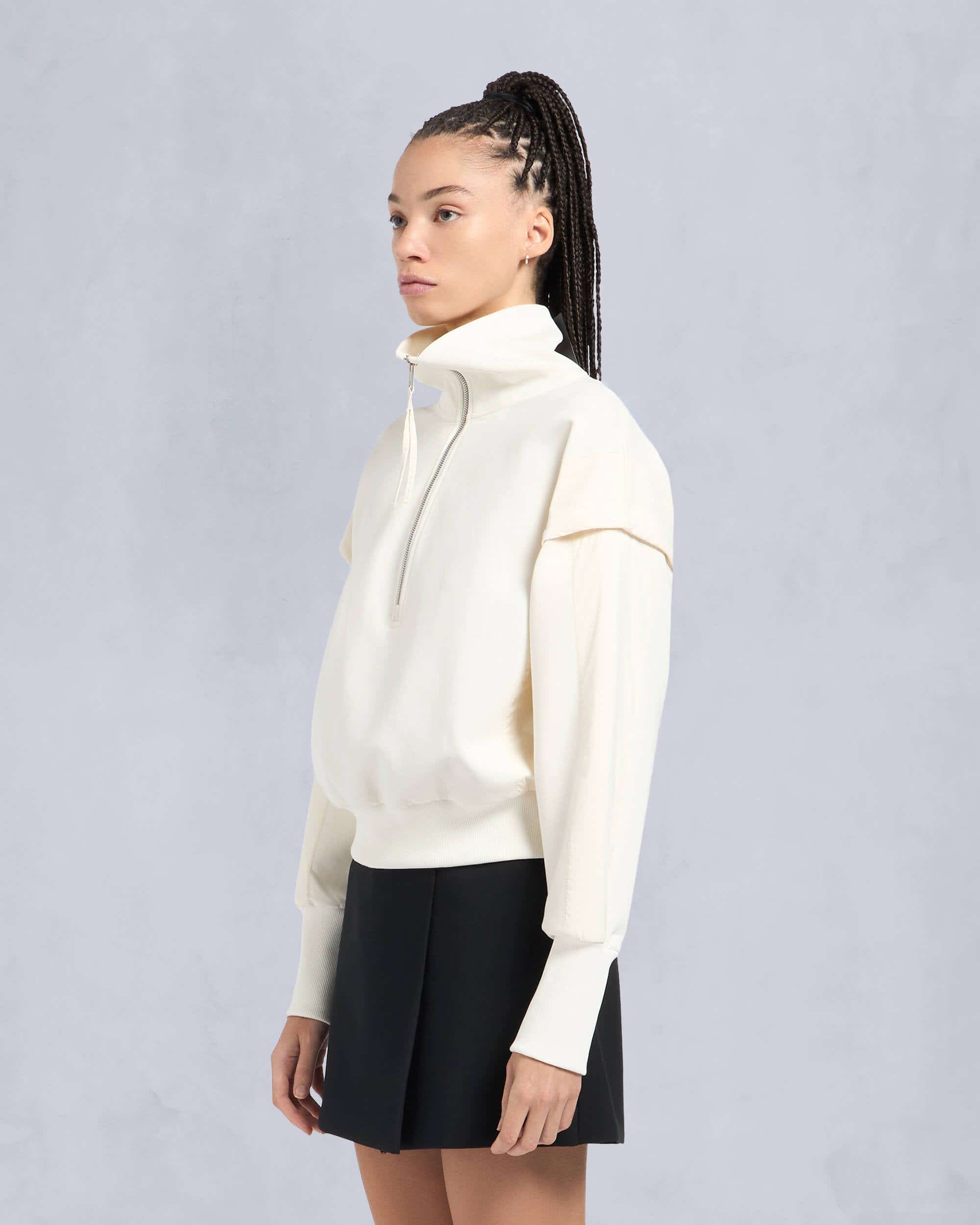 MIXMEDIA QUARTER-ZIP SWEATER - 3