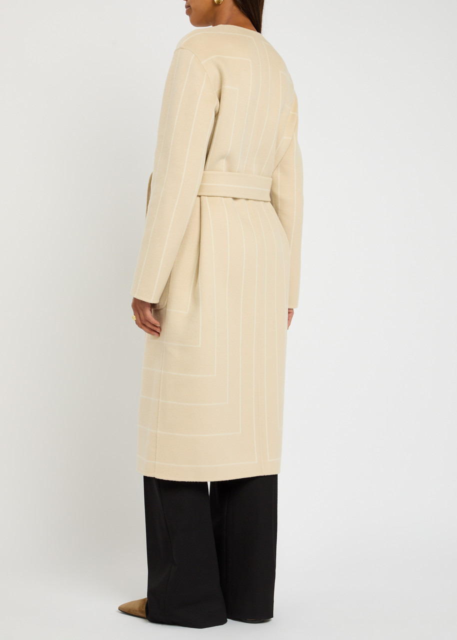 Joseph Scheffer Striped Wool and Silk-blend Coat - 3