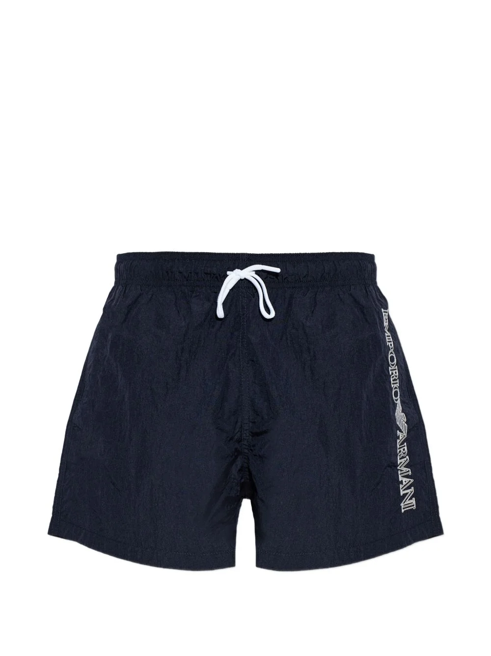 logo print swim shorts - 1