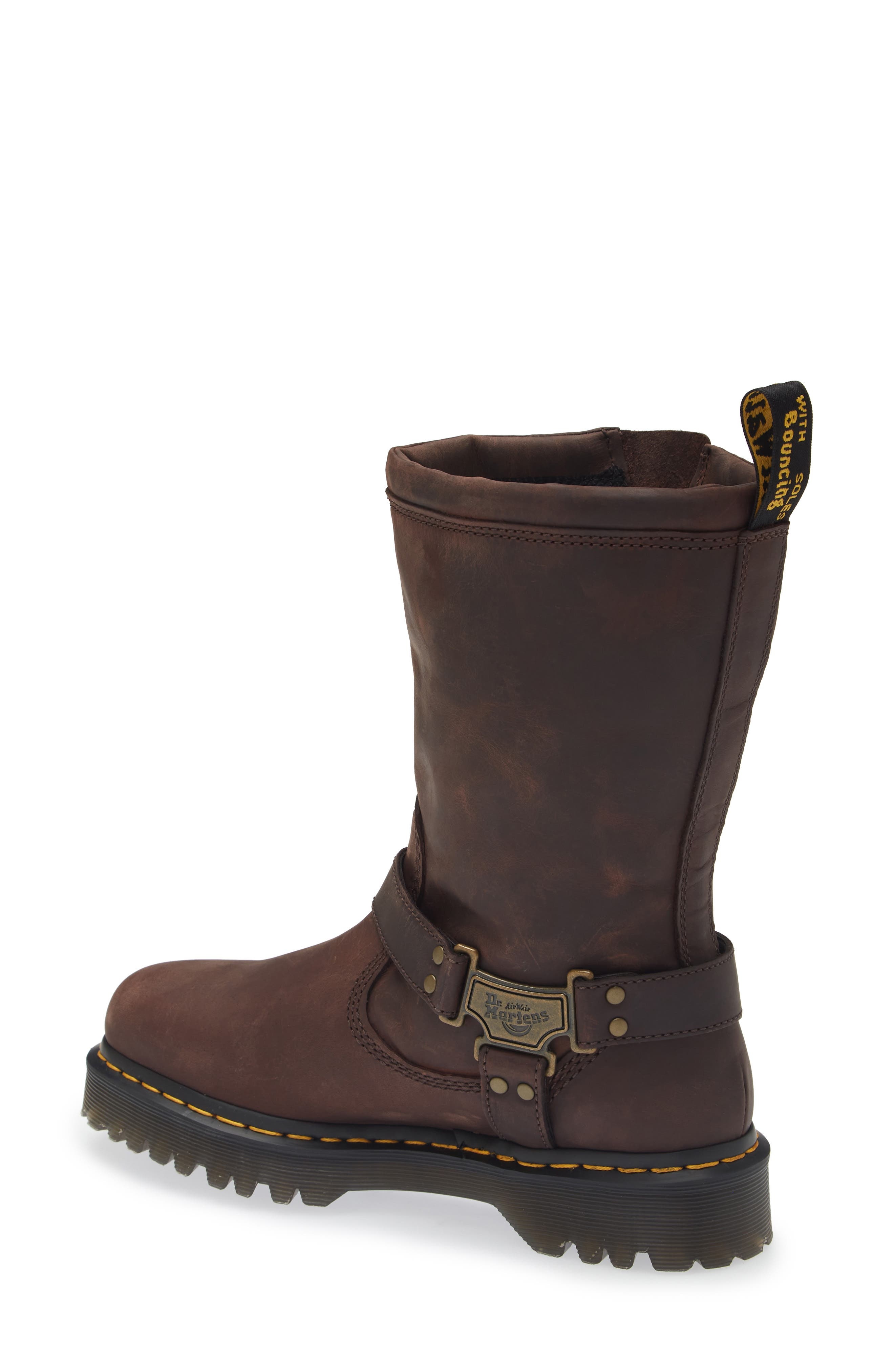 Dr. Martens Anistone Harness Boot in Dark Brown at Nordstrom - 2