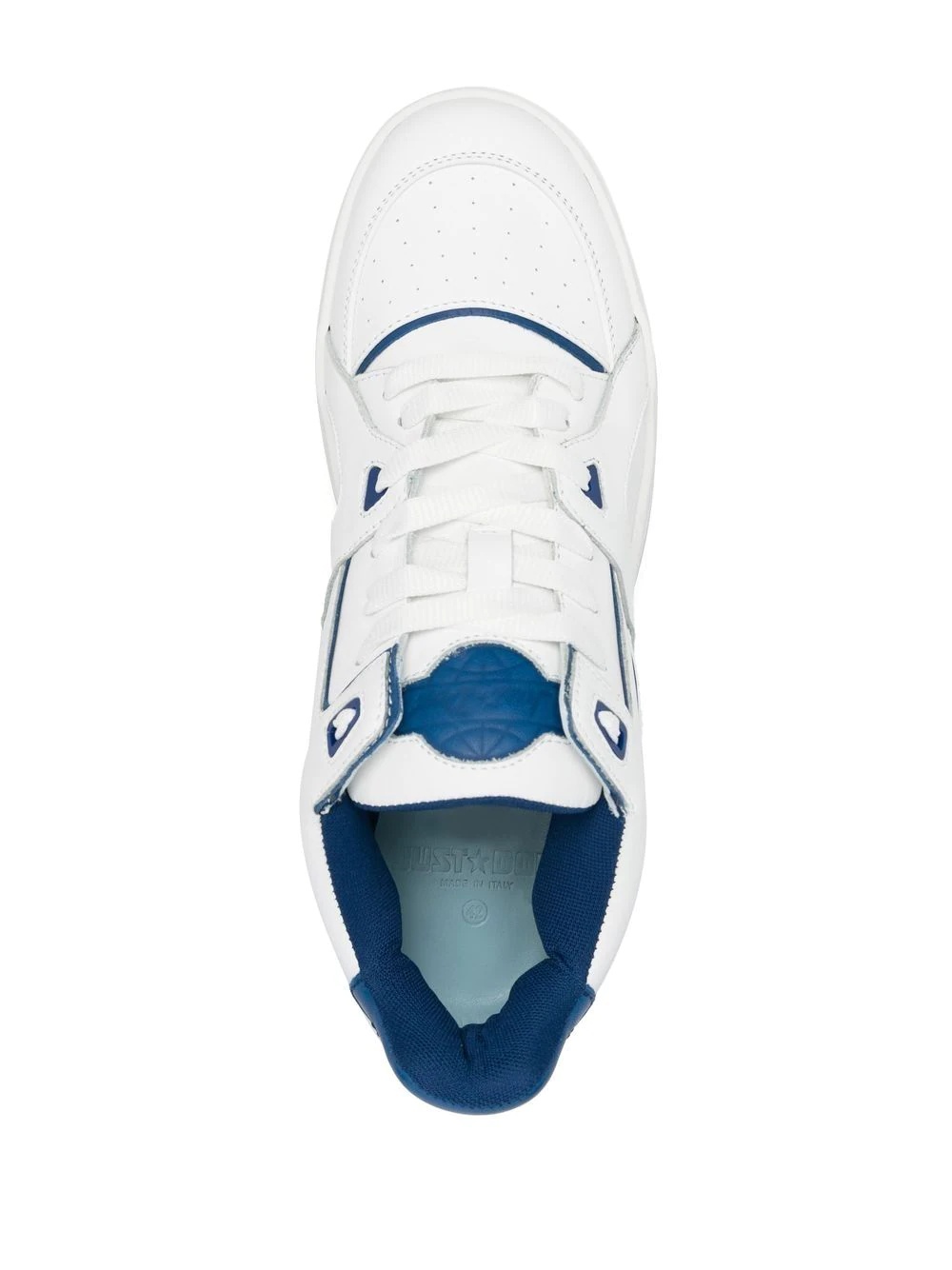 contrast-trim sneakers - 4