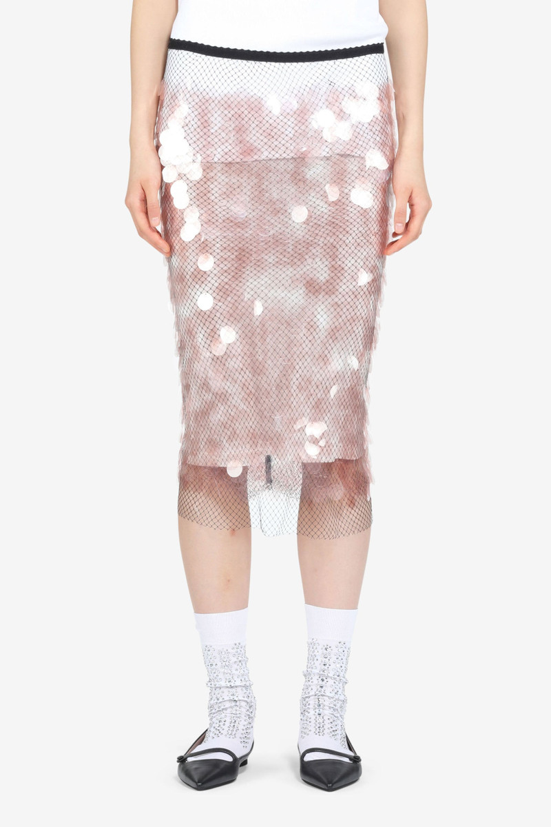 SEQUIN NET SKIRT 1