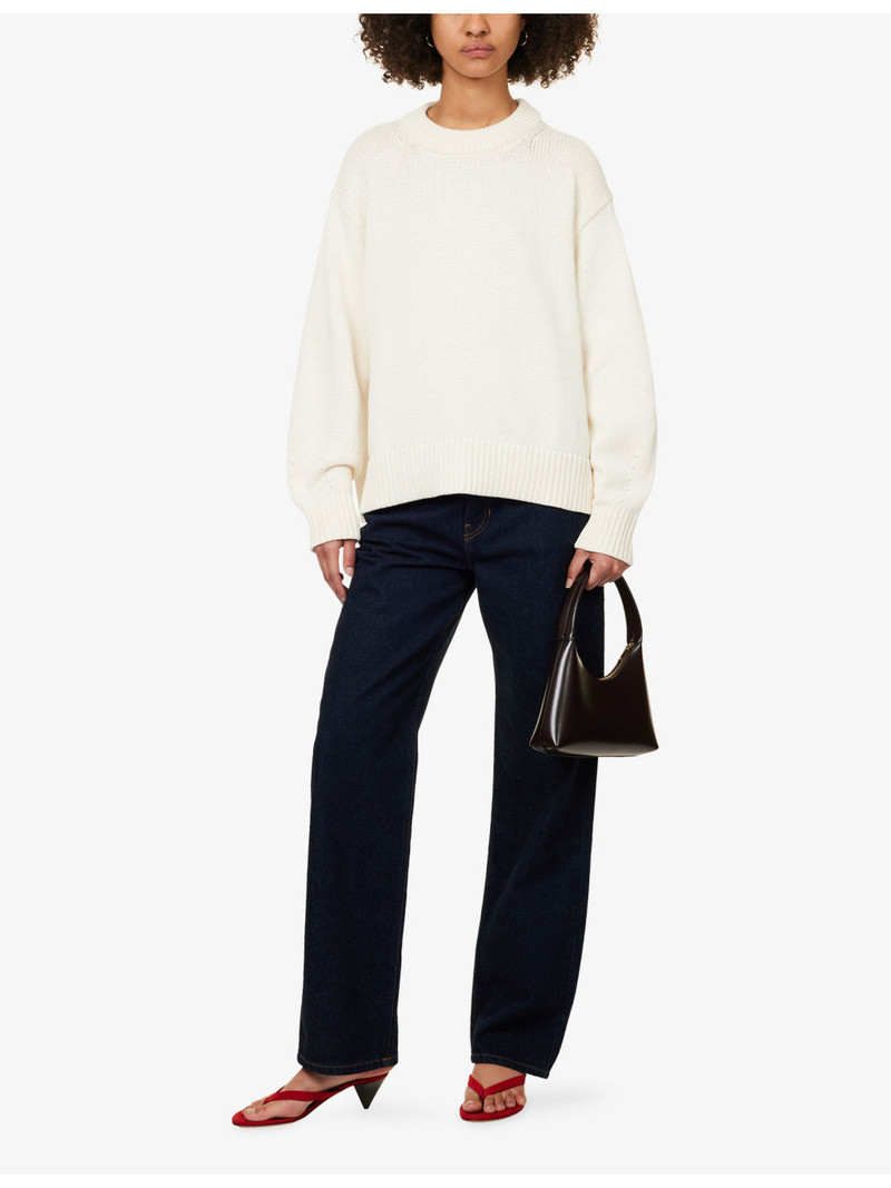 Reformation Cove Crew-Neck Cotton Knit-Jumper outlook