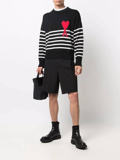 AMI Paris oversize Ami De Coeur jumper outlook