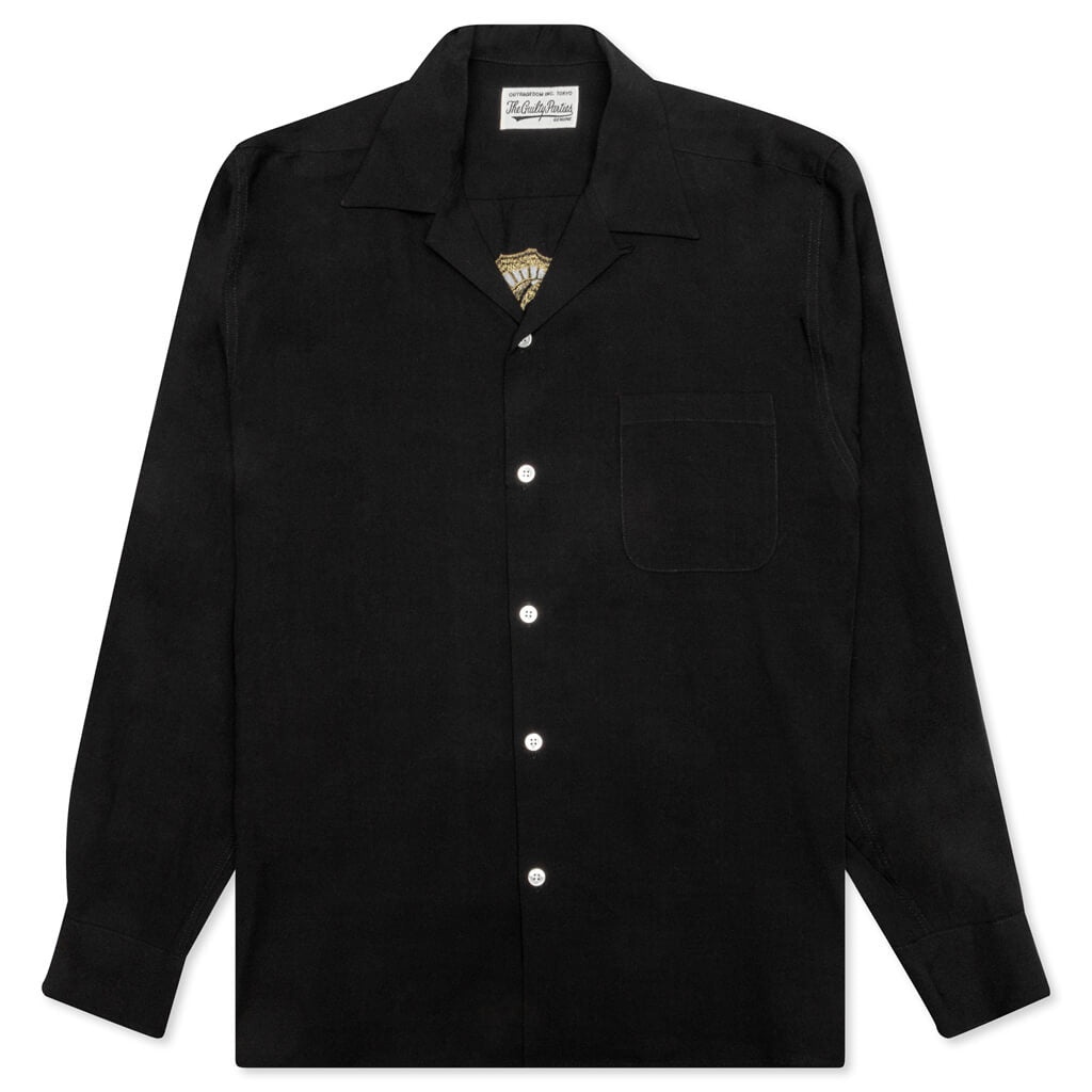 新品 WACKO MARIA 50'S SHIRT TYPE-2 50'S OPEN COLLAR SHIRT S/S (TYPE-2)【GREEN】｜WACKO MARIA