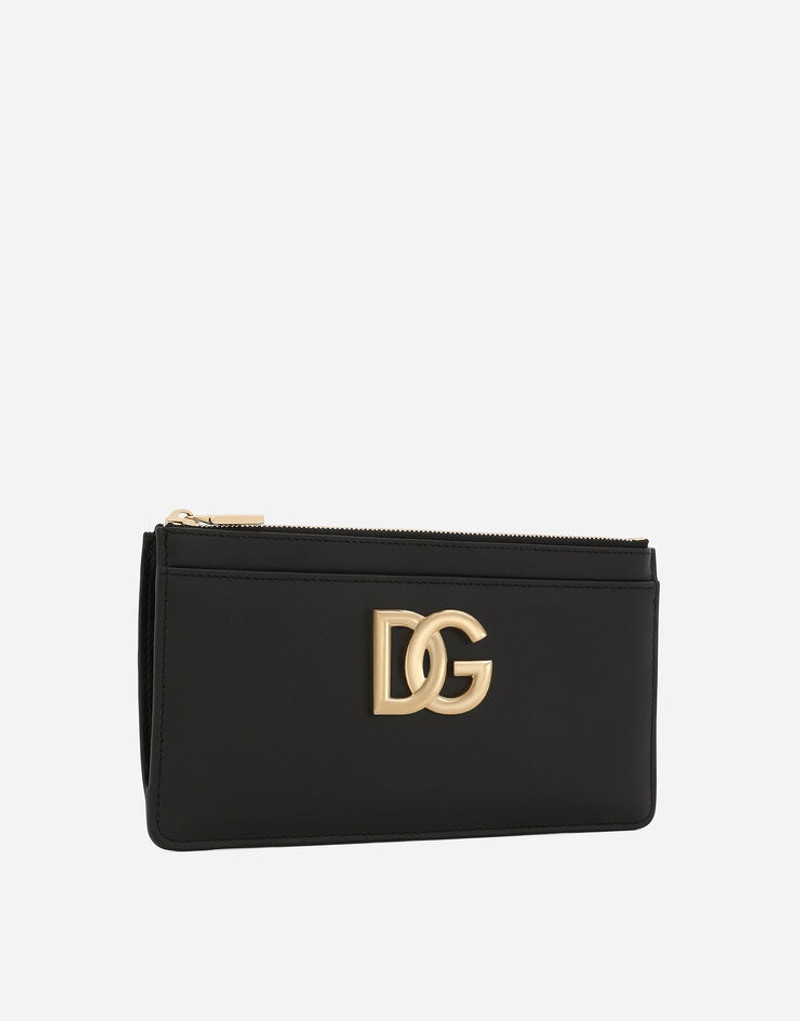 Dolce & Gabbana Large calfskin card holder with DG logo outlook