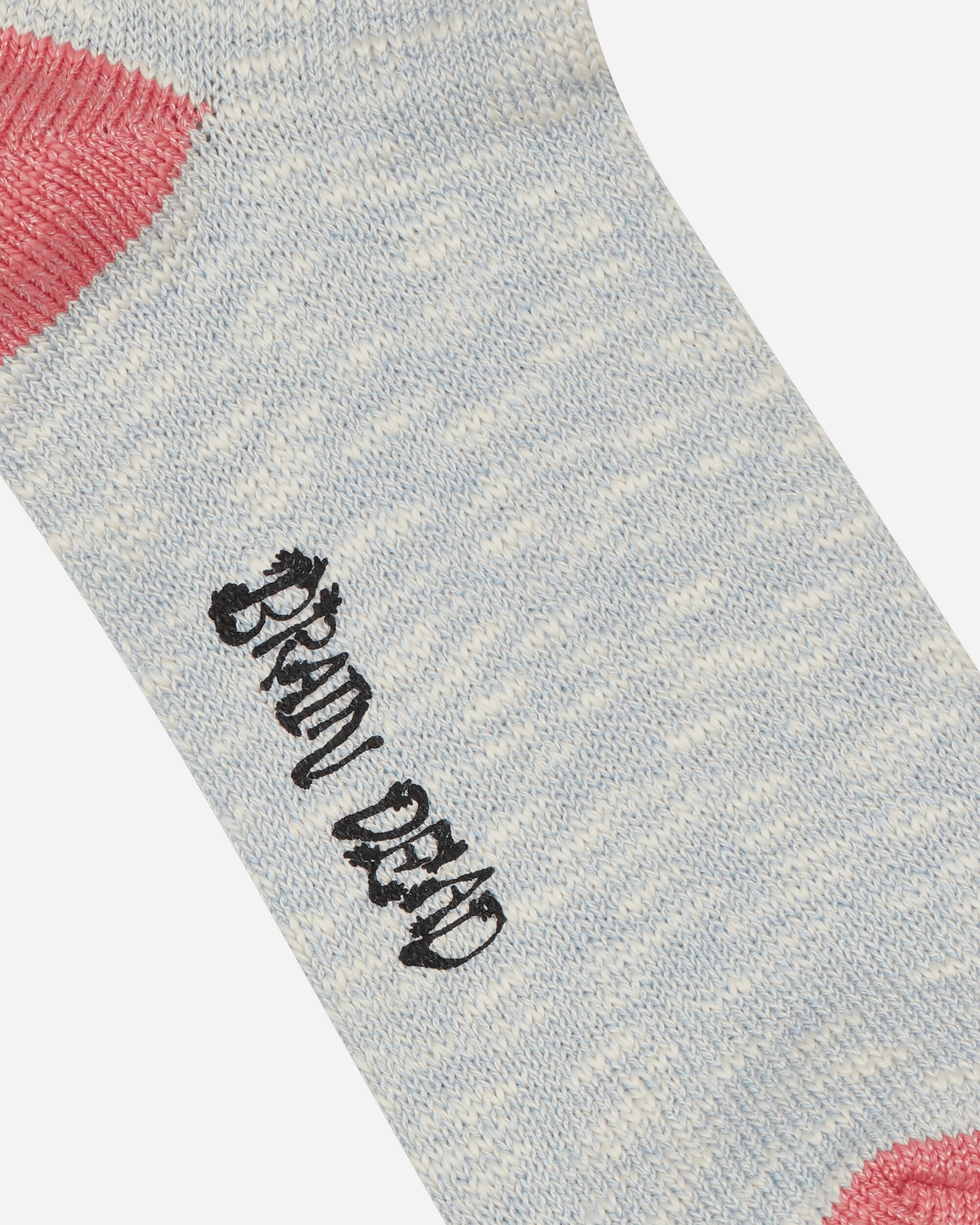 Slub 2 Stripes Crew Socks Light Blue - 4