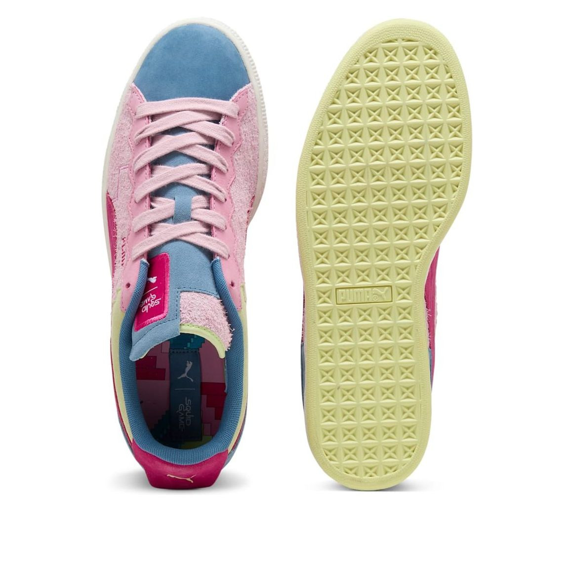 PUMA x Squid Game Suede 'Pink Blue' 399428-01 - 4