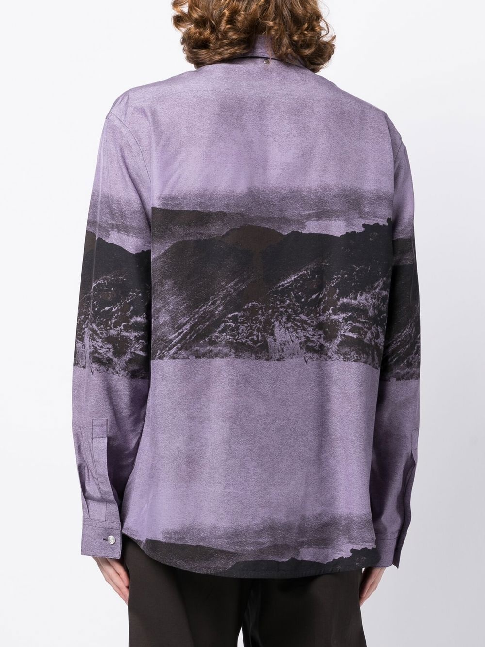 graphic-print button-up shirt - 4