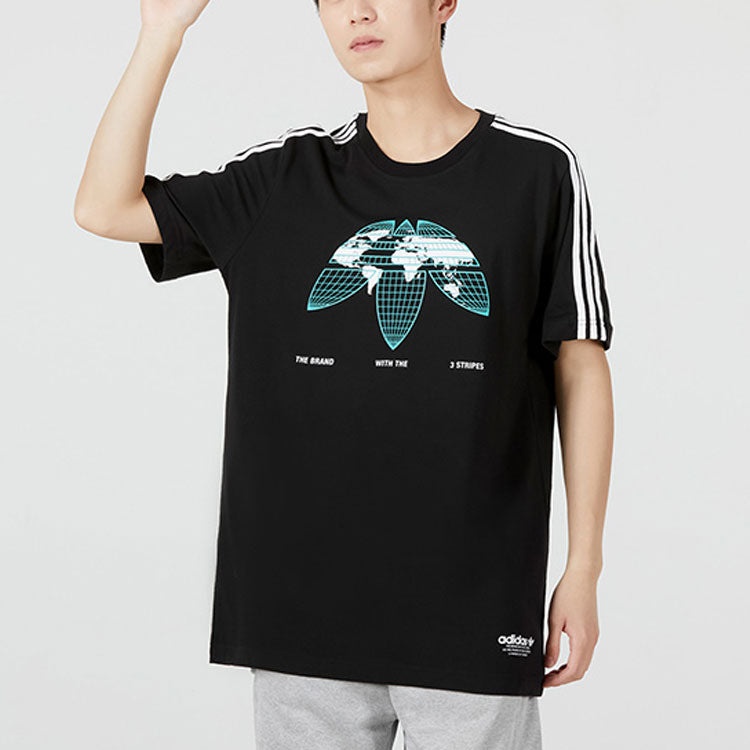 adidas originals Graphics United T-shirt 'Black' HF4906 - 3