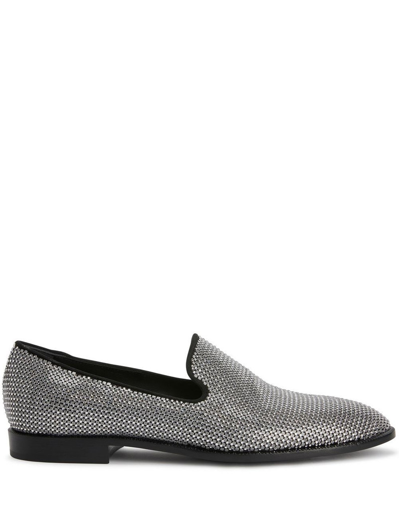Jareth Disco crystal-embellished loafers 1