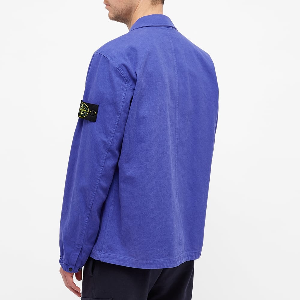 Stone Island Garment Dyed Zip Shirt Overshirt - 5