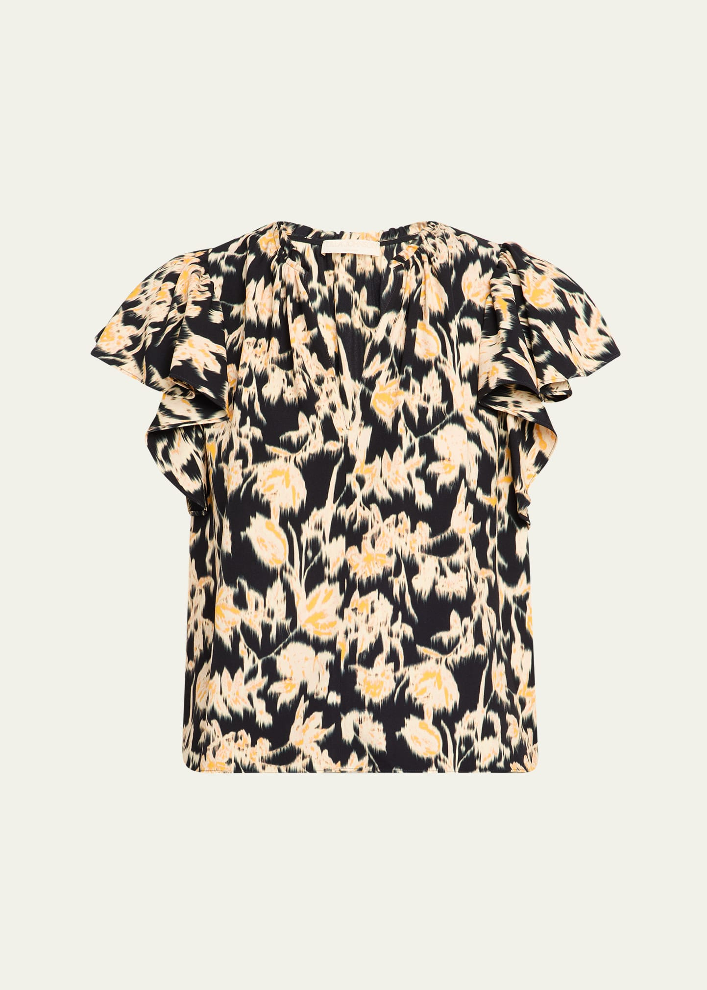 Lilo Flutter-Sleeve Blouse - 1